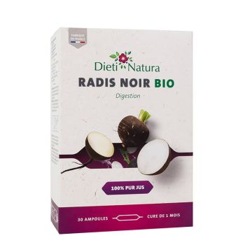 Ampoules radis noir Bio