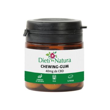 Chewing-gum 40 mg de CBD