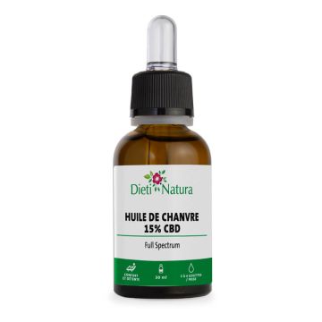 Huile de chanvre CBD 15%