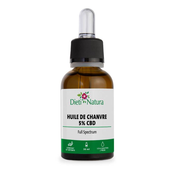 Huile de chanvre CBD 5%