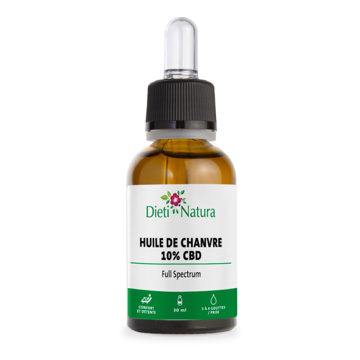 Huile de chanvre CBD 10%